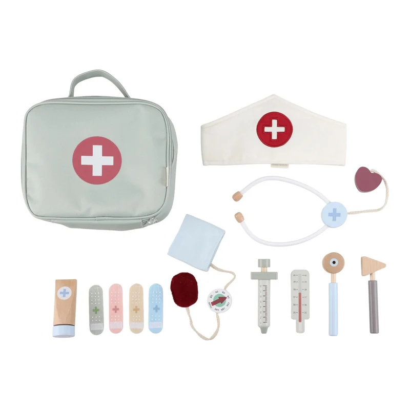 Mallette de docteur en bois