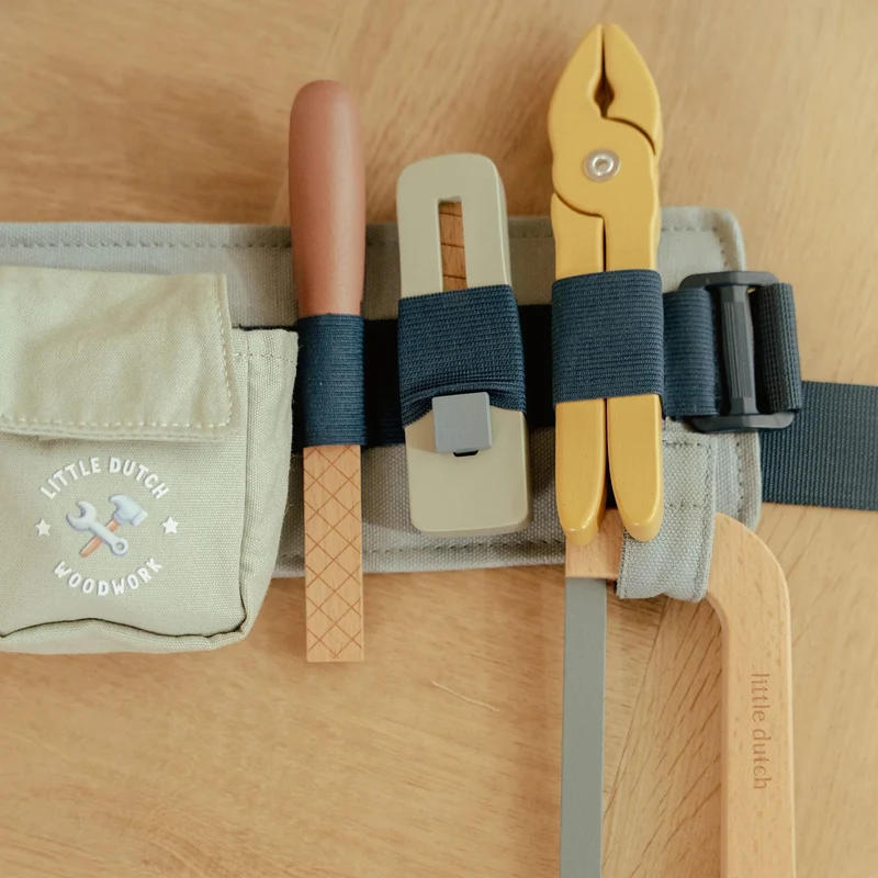Ceinture à outils en bois