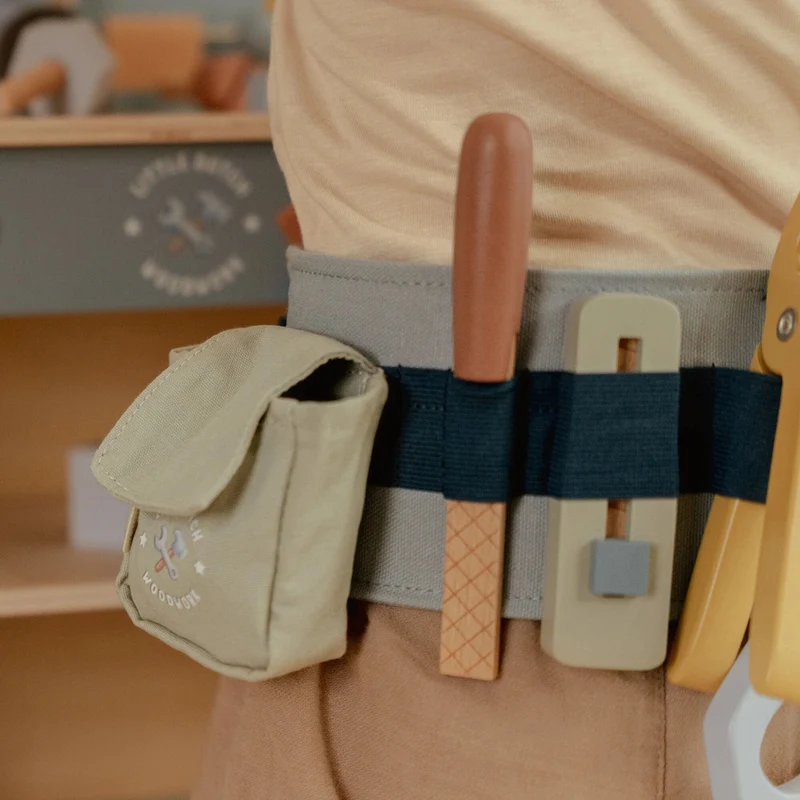Ceinture à outils en bois