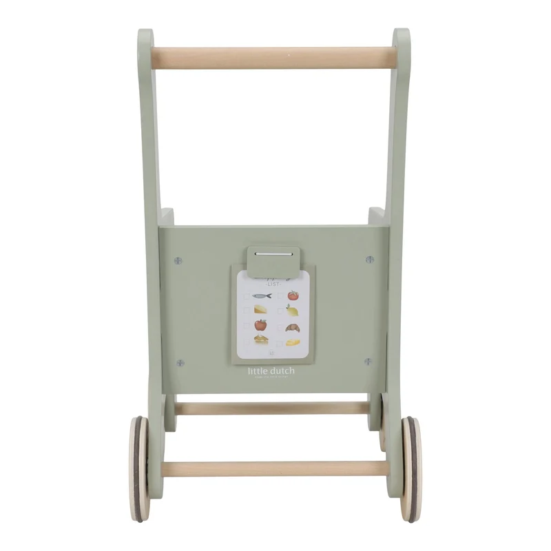 Chariot de courses en bois