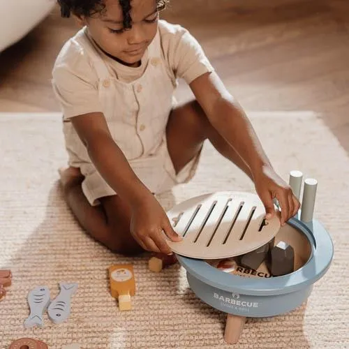 Ensemble de jouets barbecue en bois