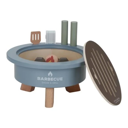 Ensemble de jouets barbecue en bois