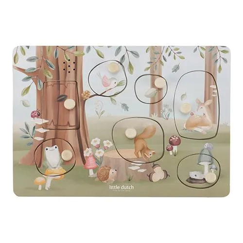 Puzzle sonore en bois Forest Friends