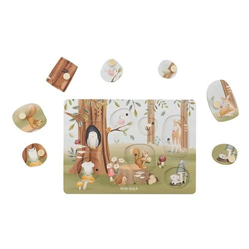 Puzzle sonore en bois Forest Friends