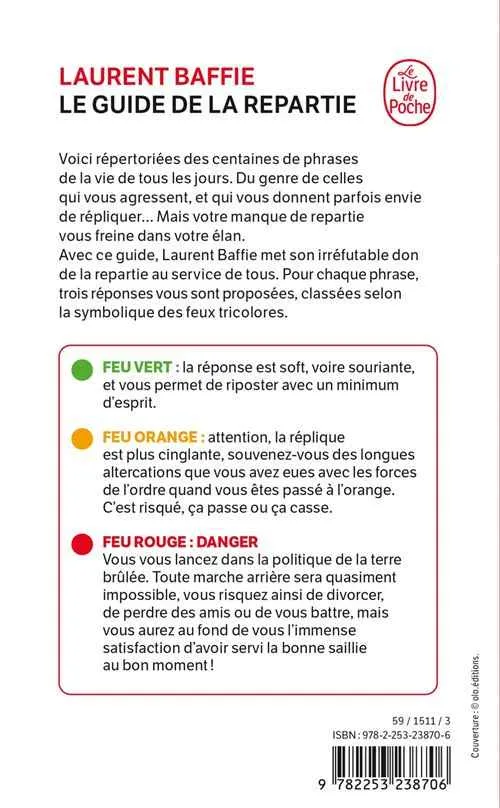 Le guide de la repartie de Laurent Baffie