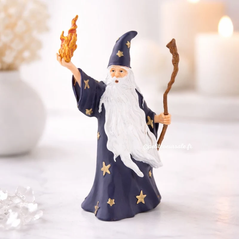 Figurine magicien enfant – Merlin jouet imagination 3 ans