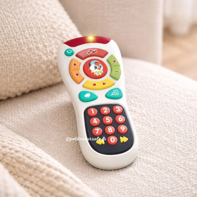 Télécommande bébé jouet – jouet d’éveil musical 12 mois