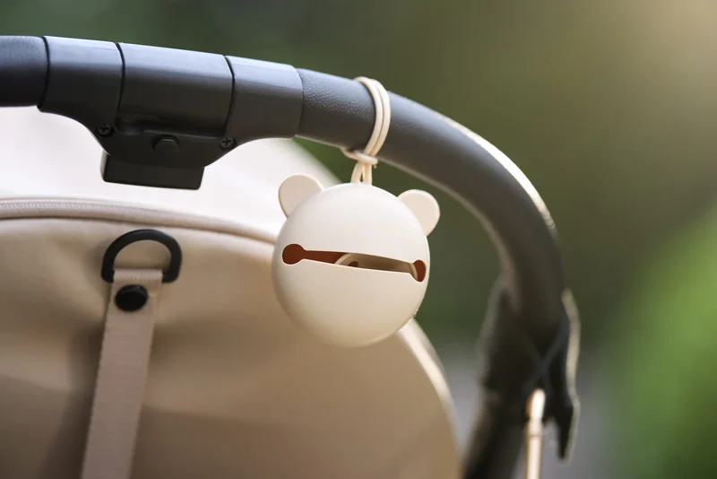 Étui tétine silicone bébé - Sand