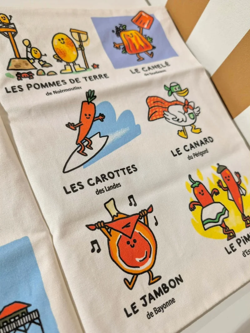 Livre bébé tissu bruissant côte atlantique – livre sensoriel