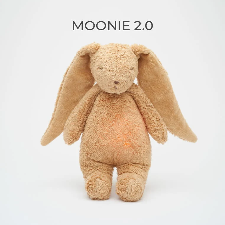 Lapin apaisant Moonie cappuccino en coton bio