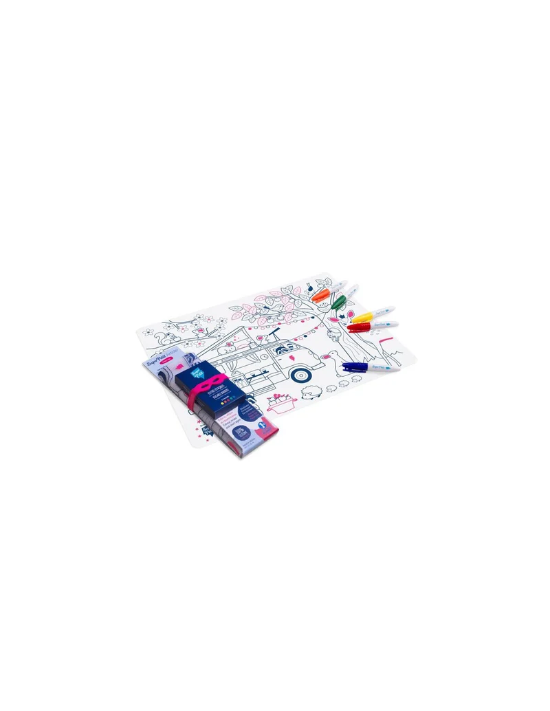 Set de table à colorier Dream Van