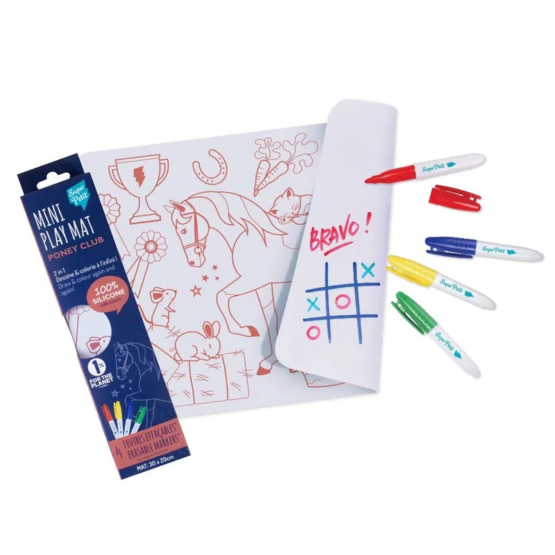 Mini set de coloriage réversible Poney Club