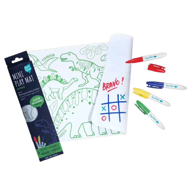 Mini set de coloriage réversible Dino