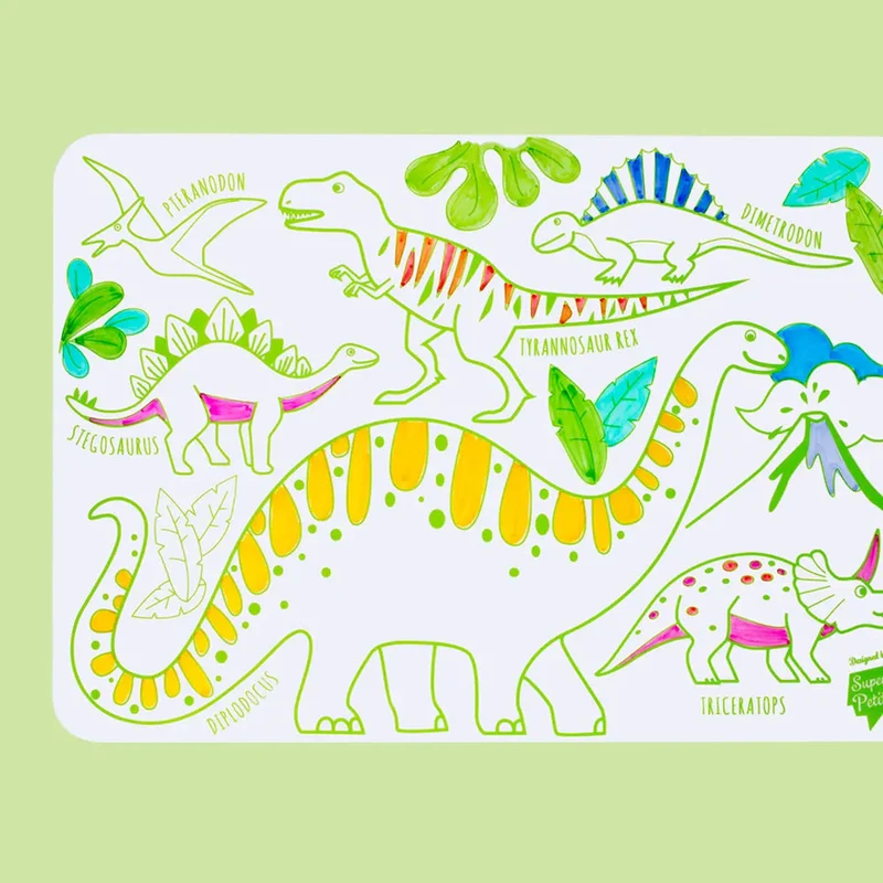 Mini set de coloriage réversible Dino