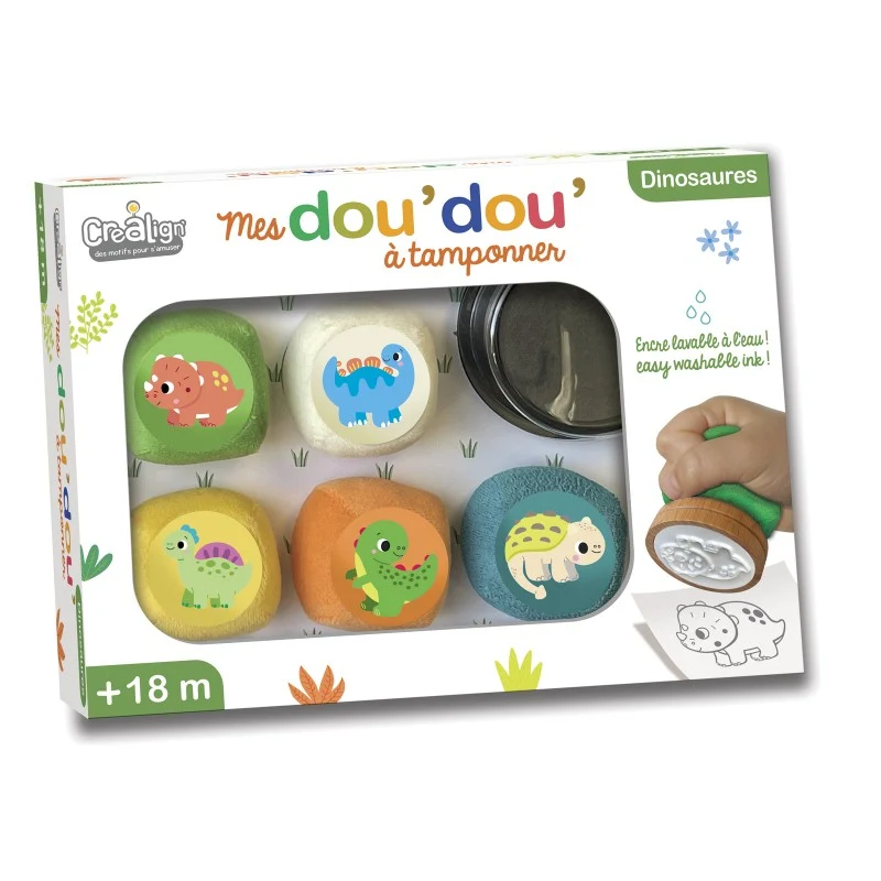 Mes Dou'dou' dinosaures à tamponner
