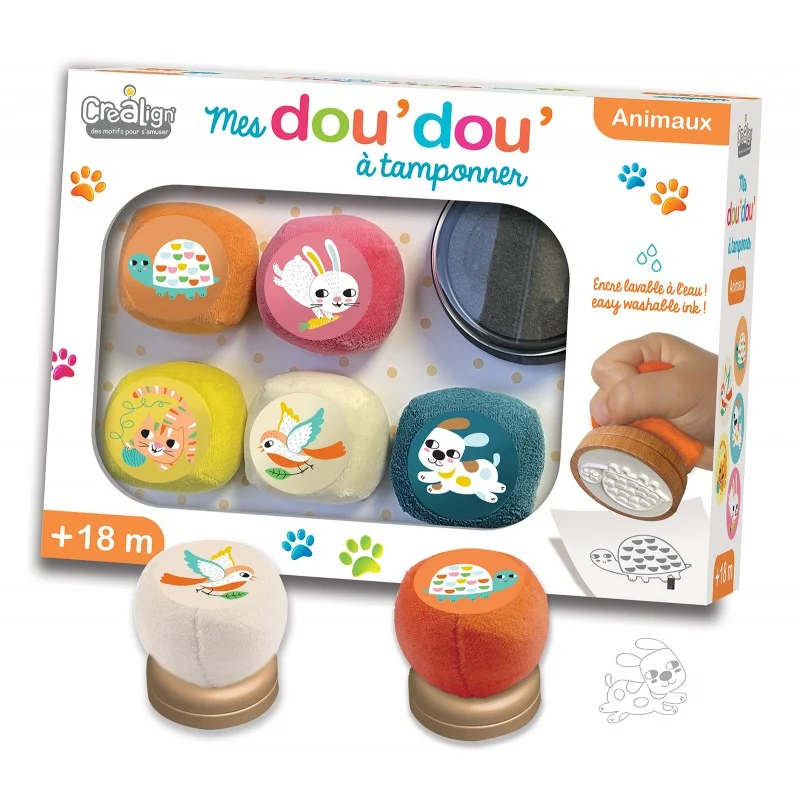 Mes Dou'dou' animaux à tamponner