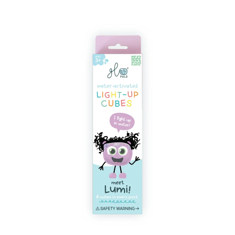 Cubes lumineux de bain - Lila - Violet