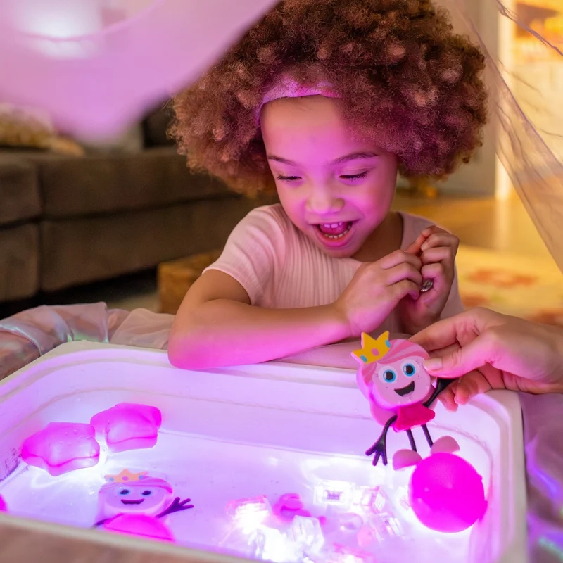 Cubes lumineux de bain - Princesse Ida - Rose