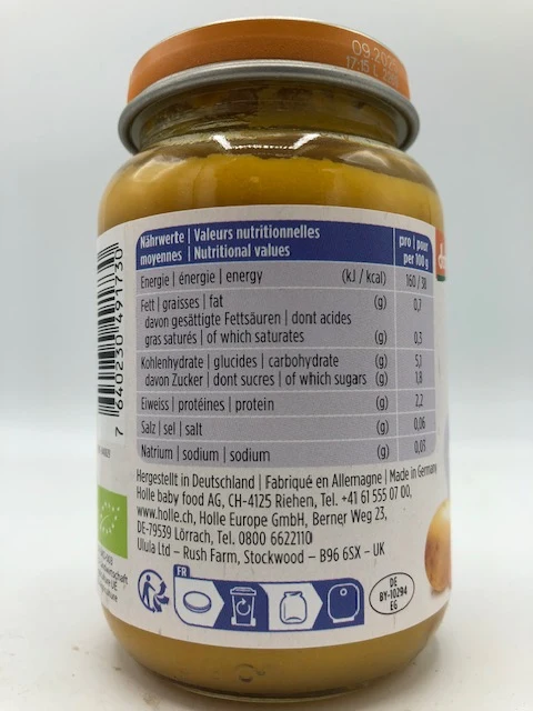 Carotte Pomme de terre bœuf, 190g, Holle