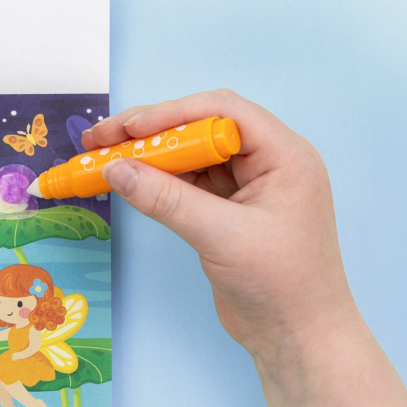 Coloriage magique enfant fées – carnet sans tache 2 ans