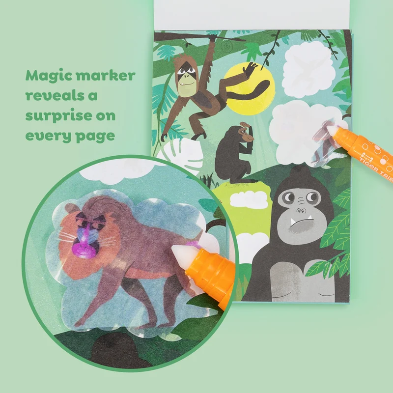 Coloriage magique enfant zoo – carnet coloriage sans tache 2 ans