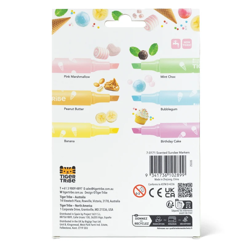 Feutres parfumés enfant – marqueurs coloriage 3 ans