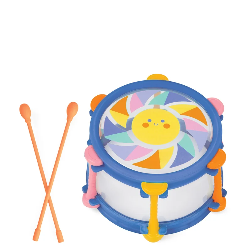 Jouet de bain bébé tambour – jouet d’éveil musical 2 ans