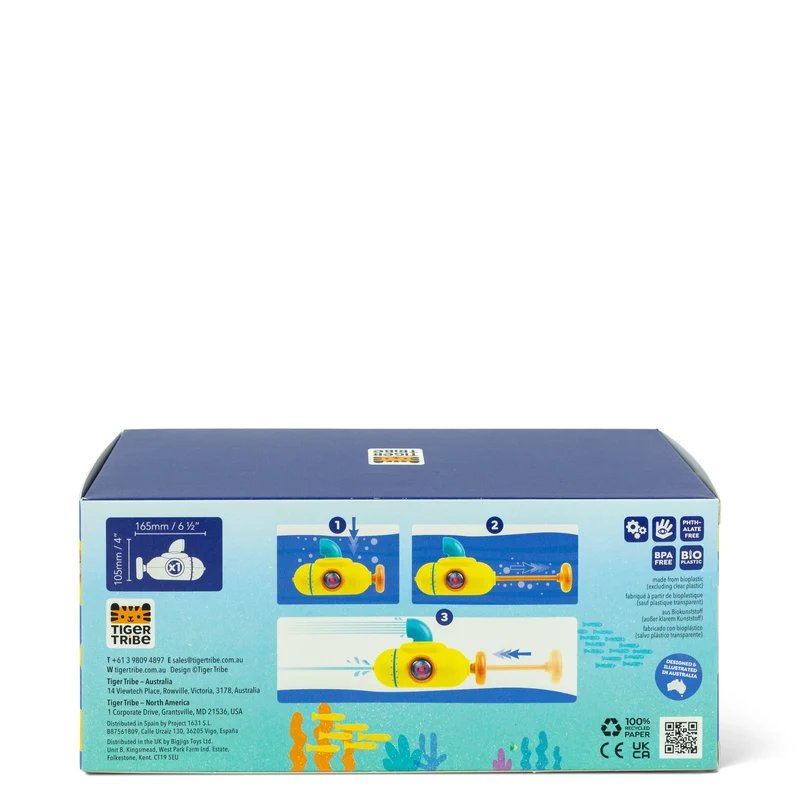 Pistolet à eau enfant sous-marin – jouet de bain dès 2 ans