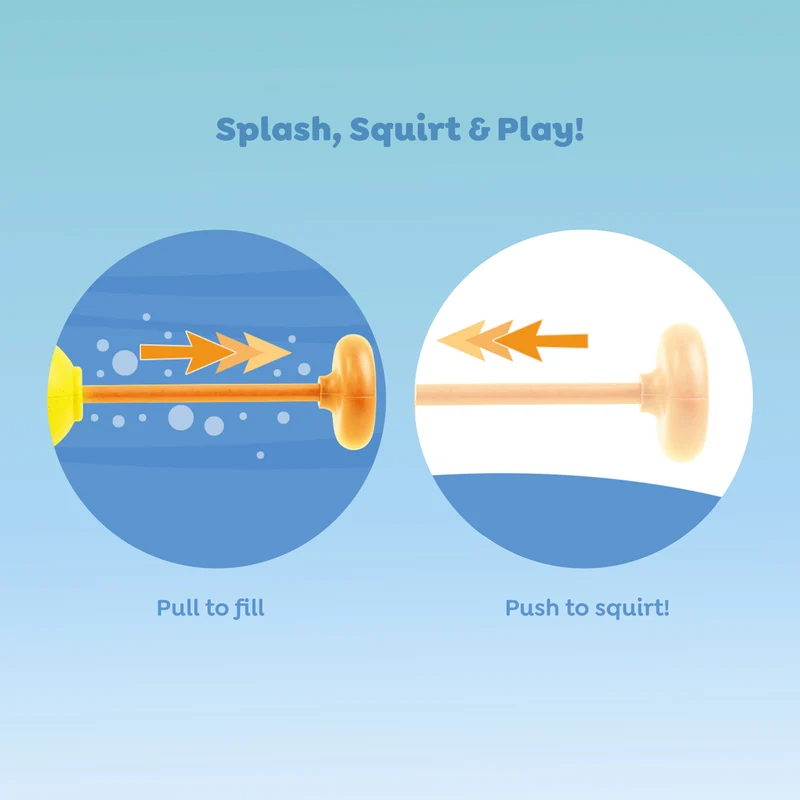 Pistolet à eau enfant sous-marin – jouet de bain dès 2 ans