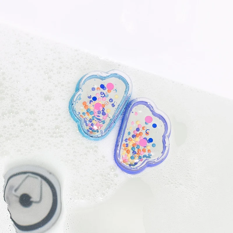 Jouet de bain bébé hochet nuage – jouet d’éveil sensoriel