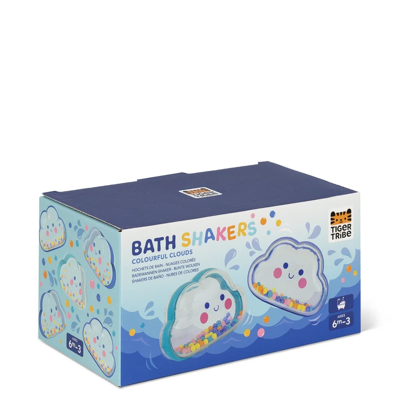Jouet de bain bébé hochet nuage – jouet d’éveil sensoriel