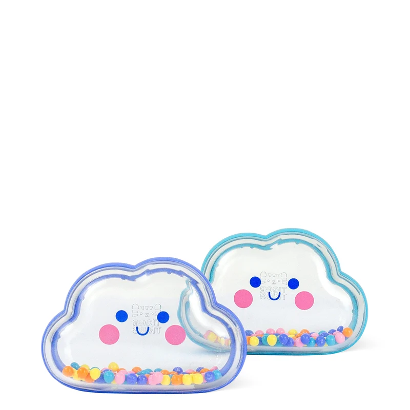 Jouet de bain bébé hochet nuage – jouet d’éveil sensoriel