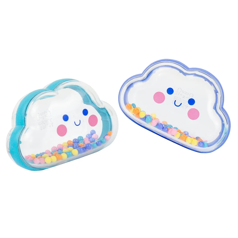 Jouet de bain bébé hochet nuage – jouet d’éveil sensoriel
