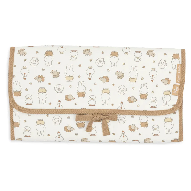 Tapis à langer nomade bébé – Miffy Family pliable et pratique en déplacement