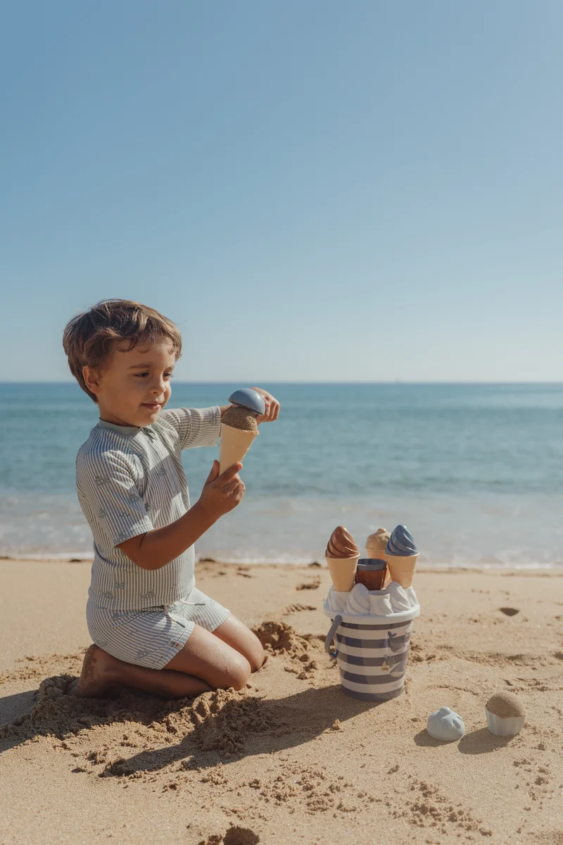 Seau de plage enfant avec accessoires glaces – Ocean World