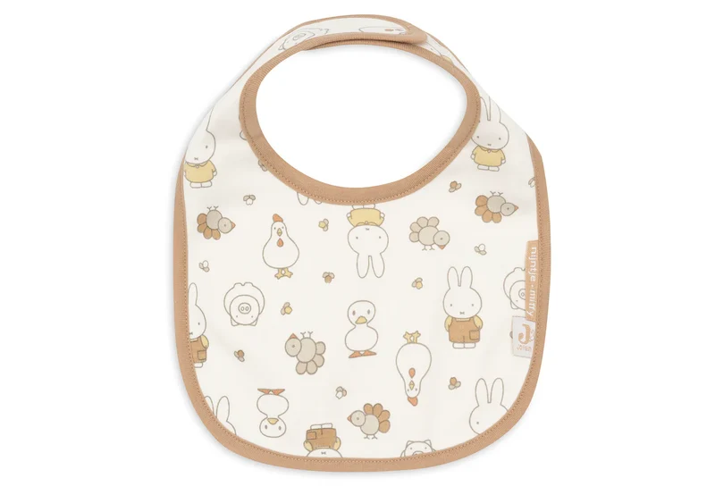 Bavoir Jersey Imperméable - Miffy Family Farm - 5 Unités