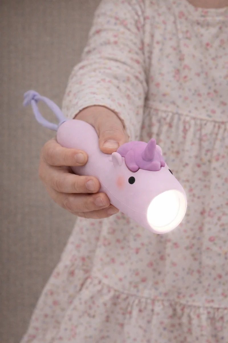 Lampe torche enfant licorne rechargeable
