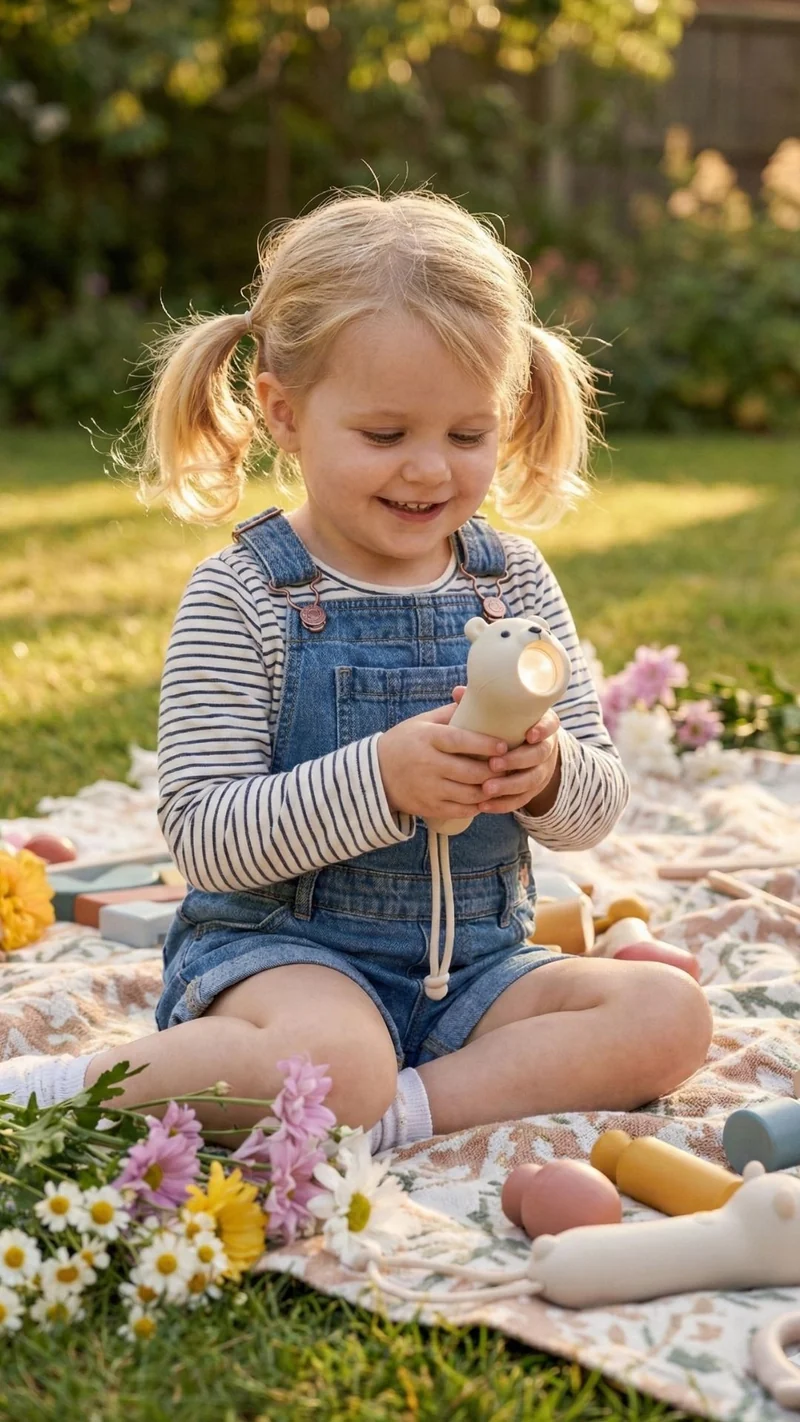 Lampe torche enfant ours polaire rechargeable