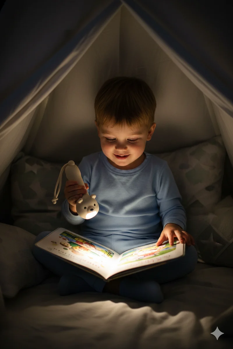 Lampe torche enfant ours polaire rechargeable