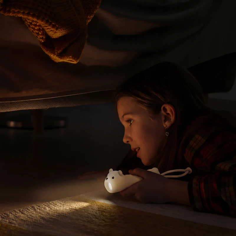 Lampe torche enfant ours polaire rechargeable