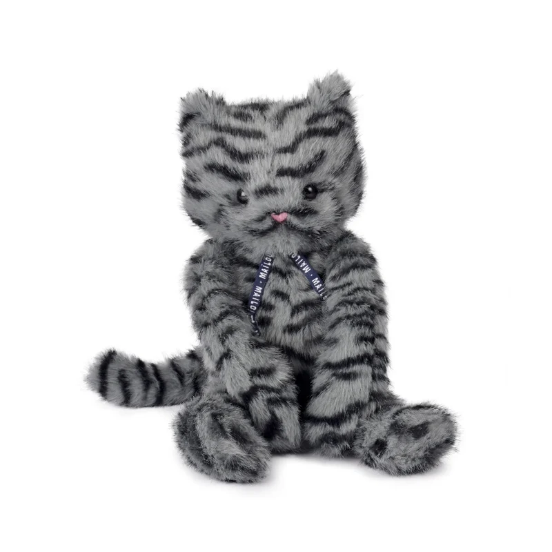 Peluche Grisouille Chat Méloé fabriquée en France – 37 ou 56 cm Maïlou