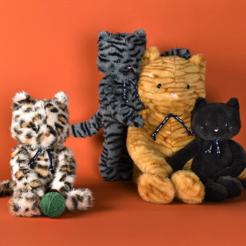 Peluche chat Léo Chat Méloé fabriquée en France – 37 ou 56 cm Maïlou