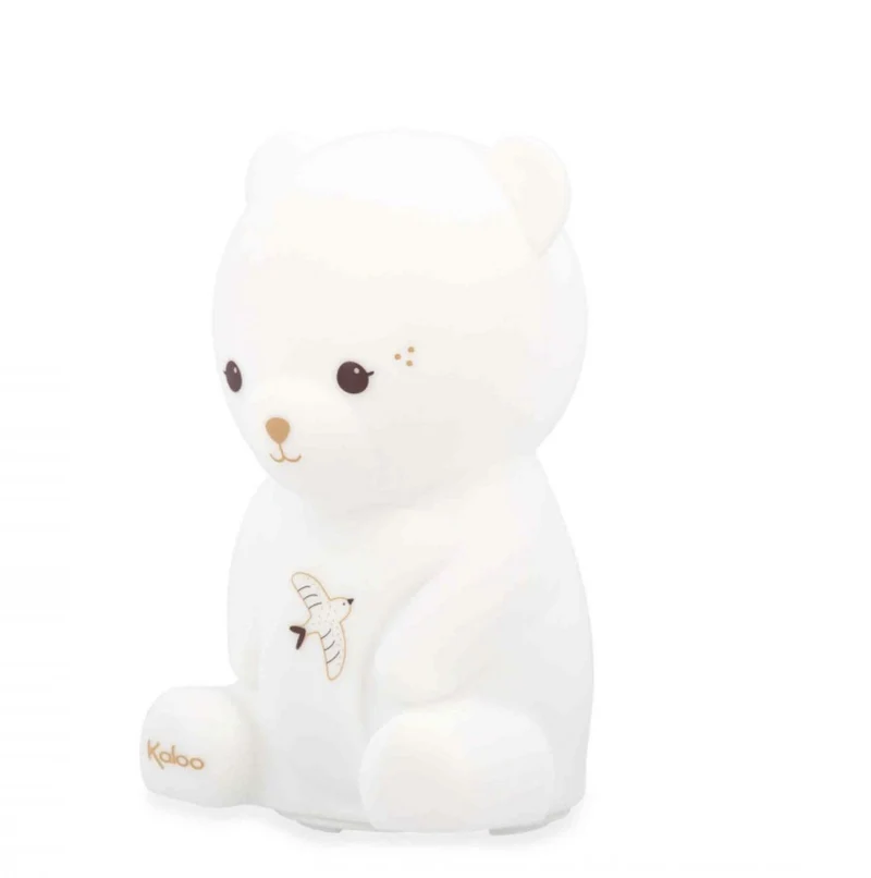 Veilleuse bébé silicone ours – rechargeable 18 cm