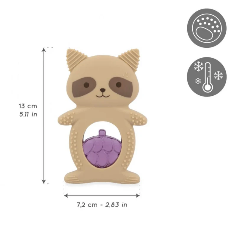Anneau de dentition réfrigérant bébé – Raton laveur