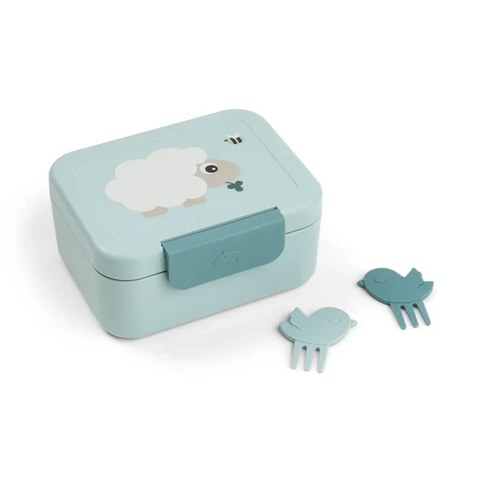 Tiny lunch box avec pique-nique - Tiny farm - Bleu