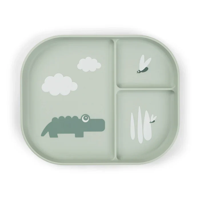 Foodie assiette plateau - Croco - Vert