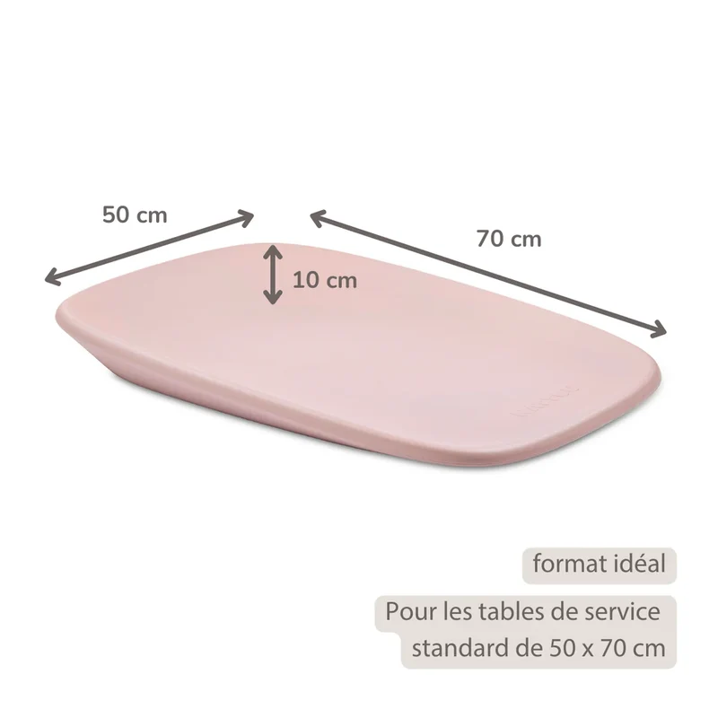 Matelas à langer 70x50 cm Softy Rose – sans housse