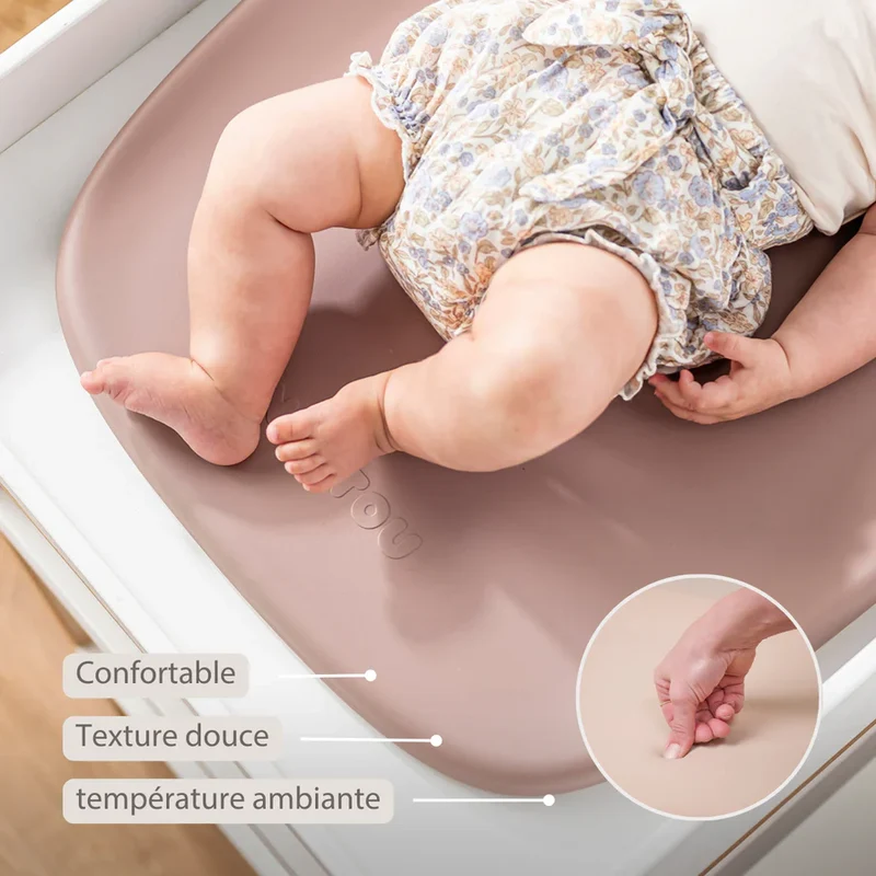 Matelas à langer 70x50 cm Softy Rose – sans housse
