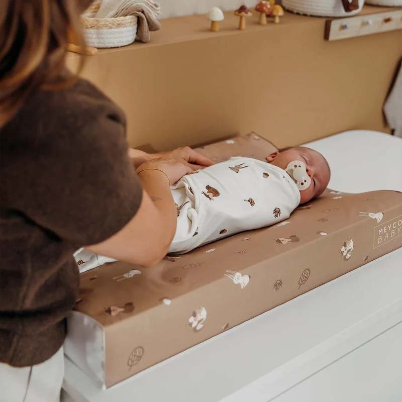 Matelas à langer bébé 50x70 cm imperméable forêt