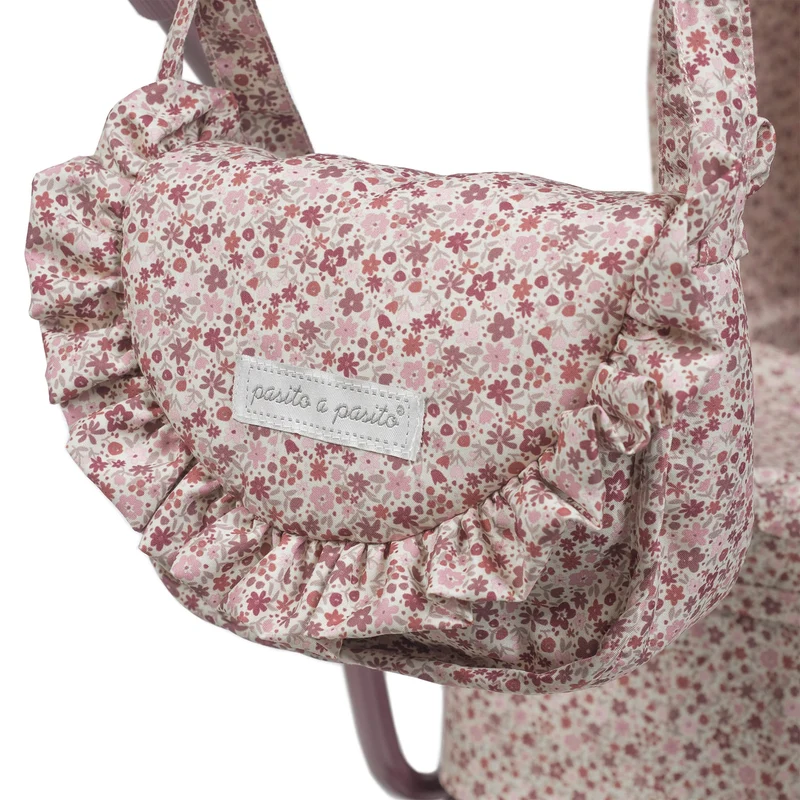 Poussette landeau poupée vintage grandes roues – Cherry Fleurs